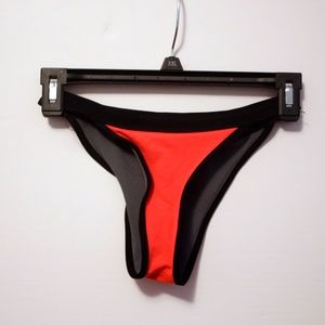 Neon pink bikini bottoms